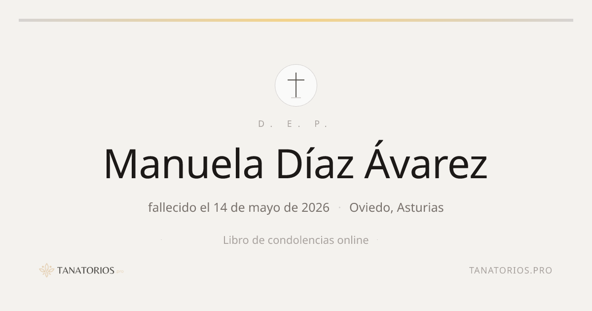 Memorial de Manuela Díaz Ávarez