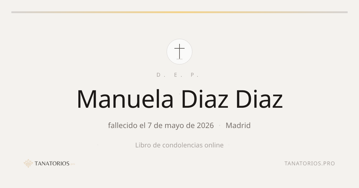 Memorial de Manuela Diaz Diaz