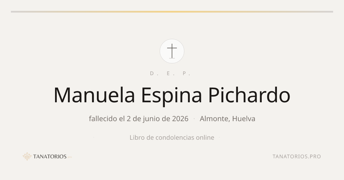 Memorial de Manuela Espina Pichardo