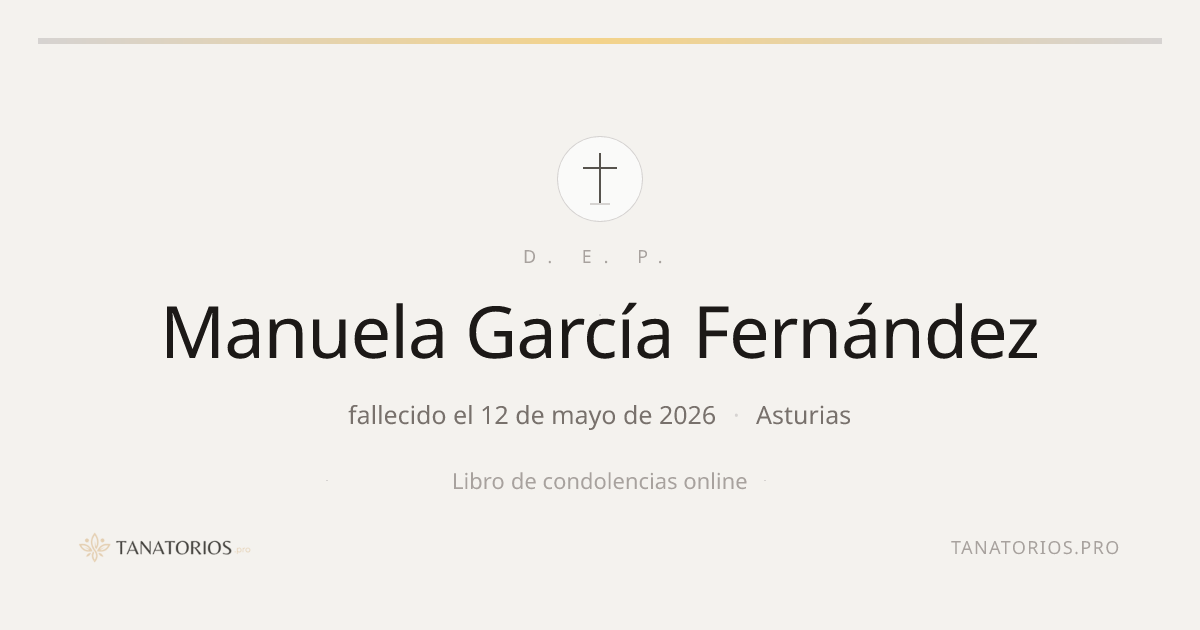 Memorial de Manuela García Fernández