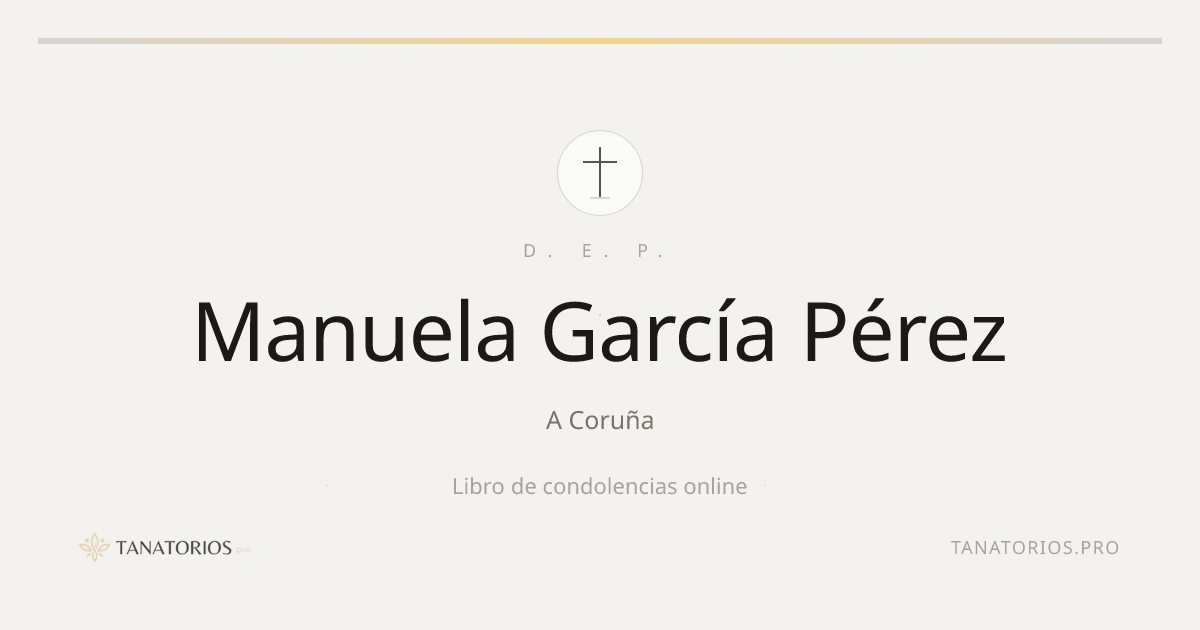 Memorial de Manuela García Pérez