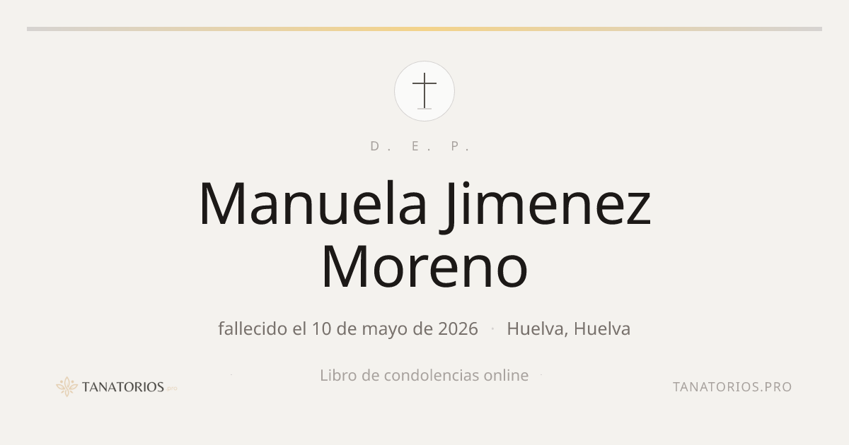 Memorial de Manuela Jimenez Moreno