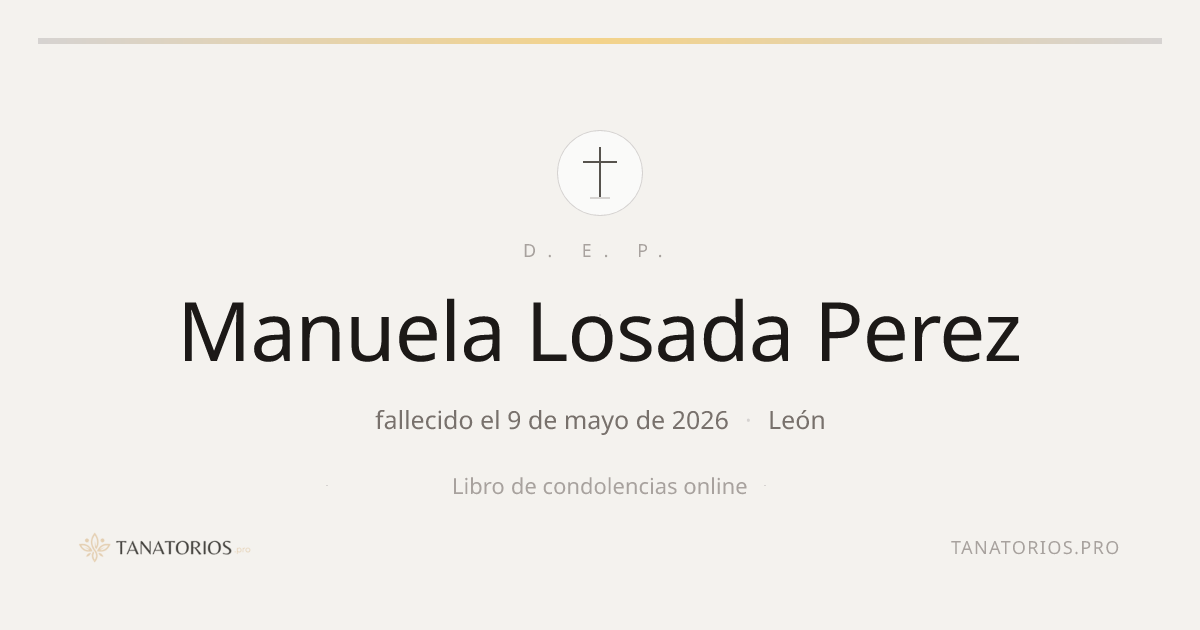 Memorial de Manuela Losada Perez