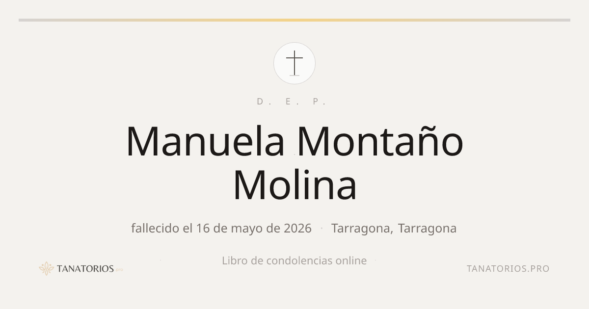 Memorial de Manuela Montaño Molina