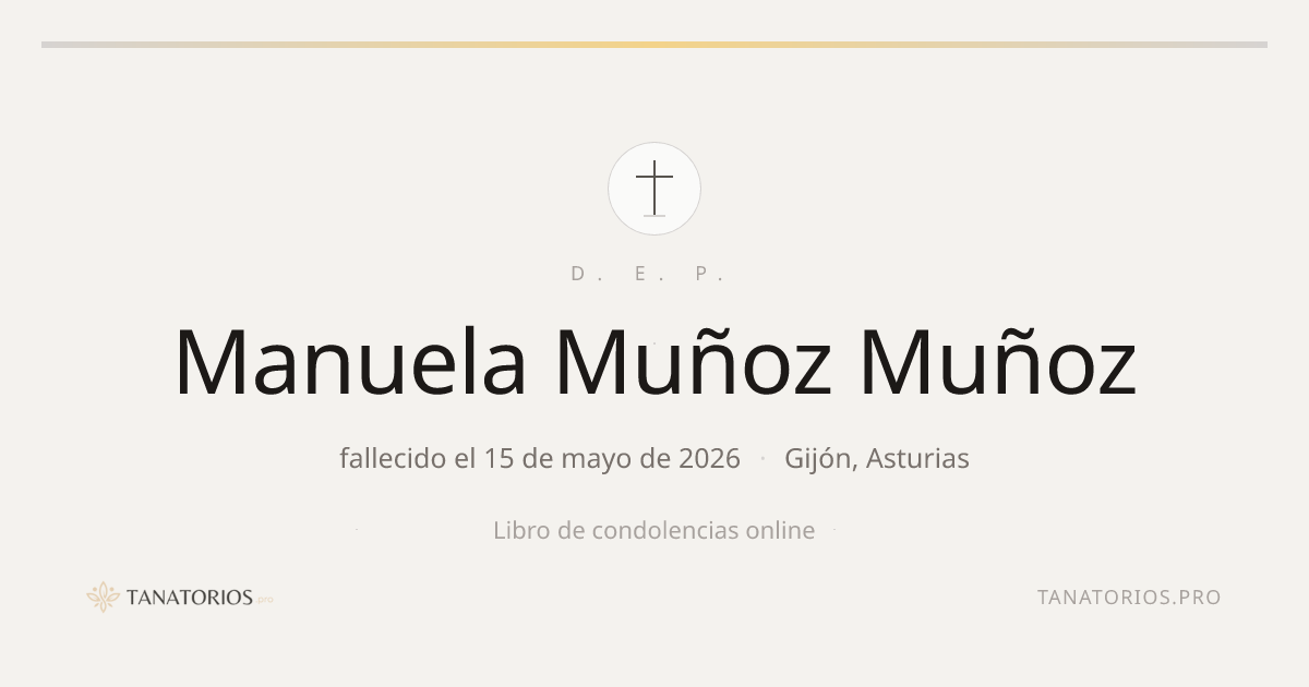 Memorial de Manuela Muñoz Muñoz