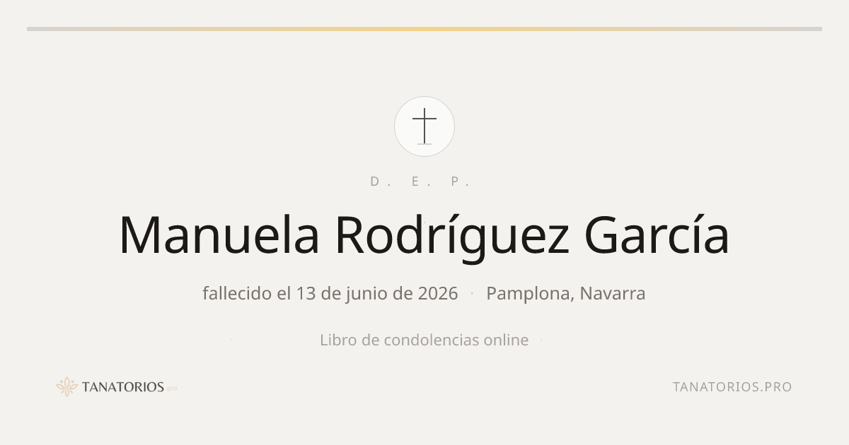 Memorial de Manuela Rodríguez García