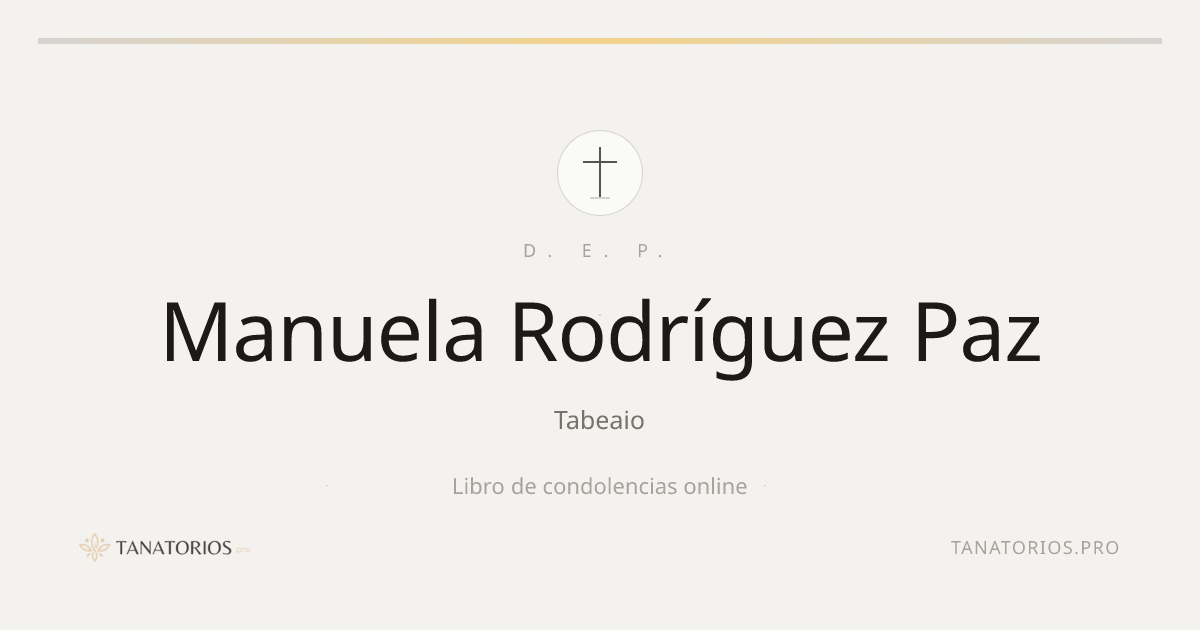 Memorial de Manuela Rodríguez Paz