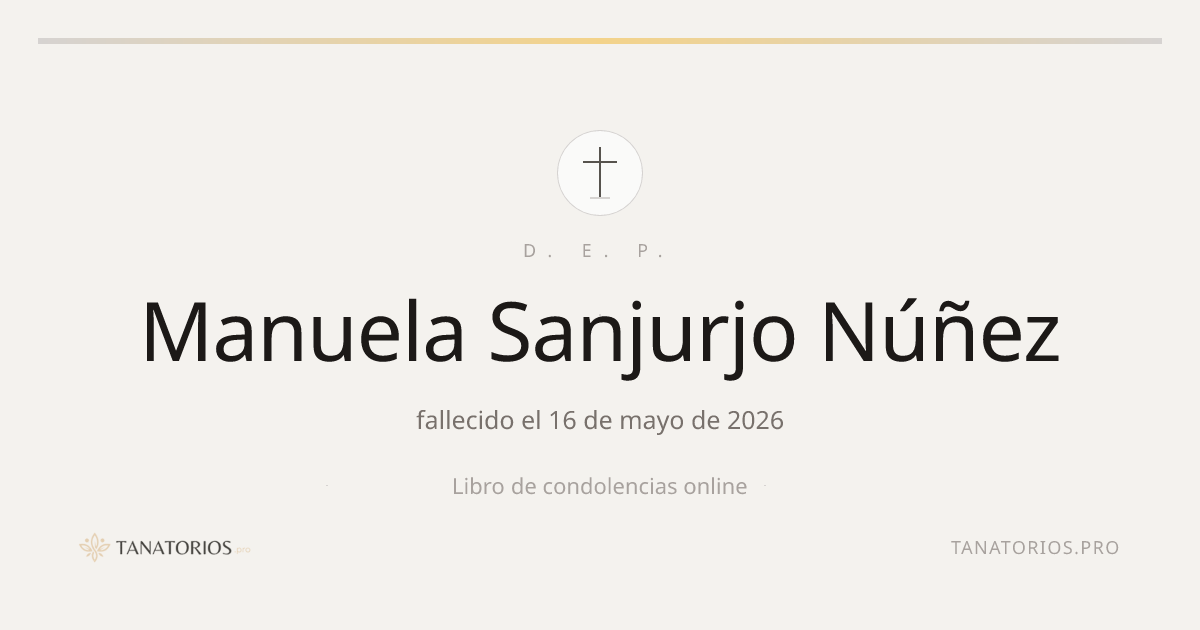 Memorial de Manuela Sanjurjo Núñez