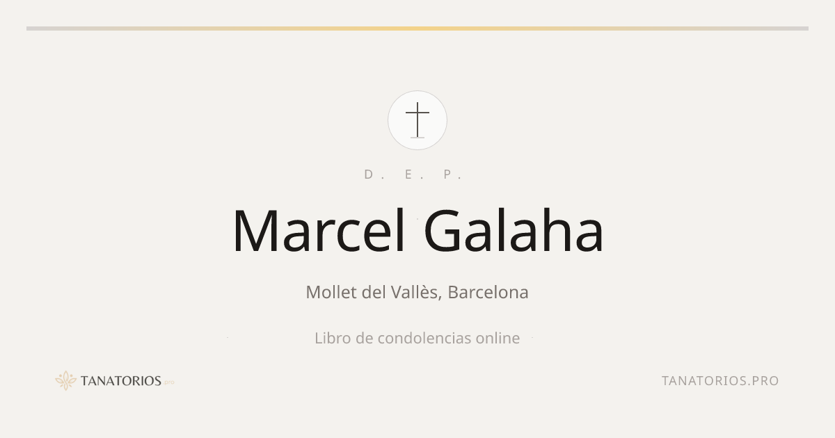 Memorial de Marcel Galaha