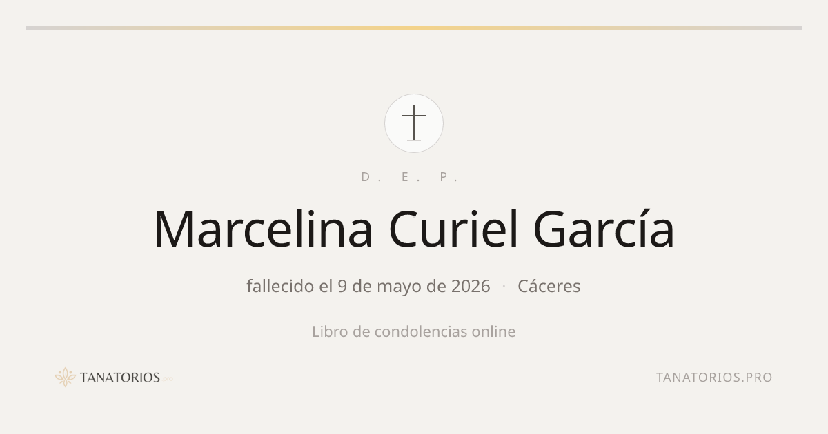 Memorial de Marcelina Curiel García