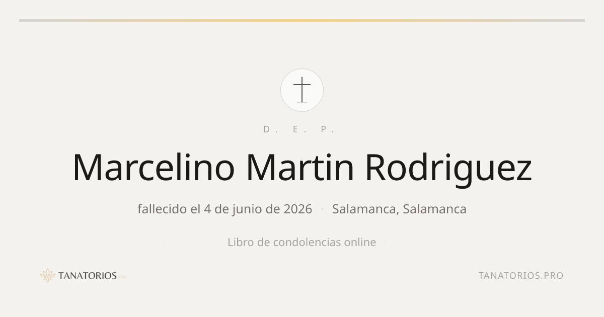 Memorial de Marcelino Martin Rodriguez
