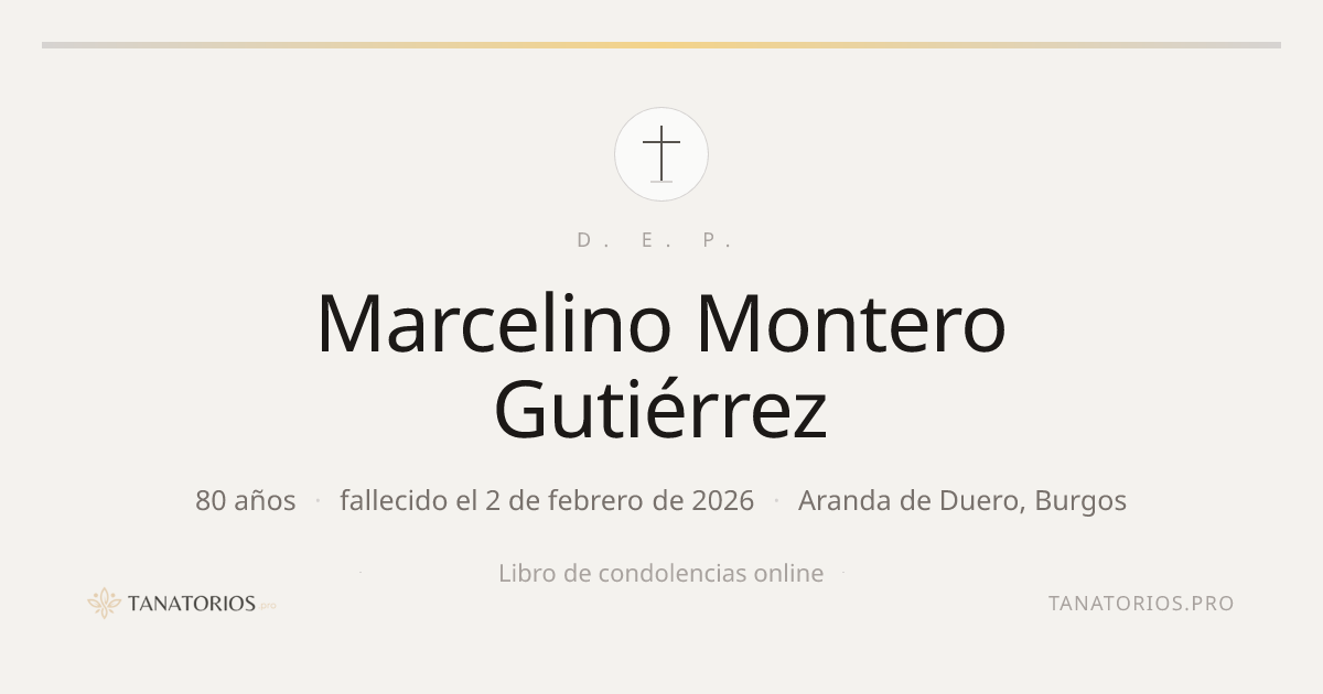 Memorial de Marcelino Montero Gutiérrez