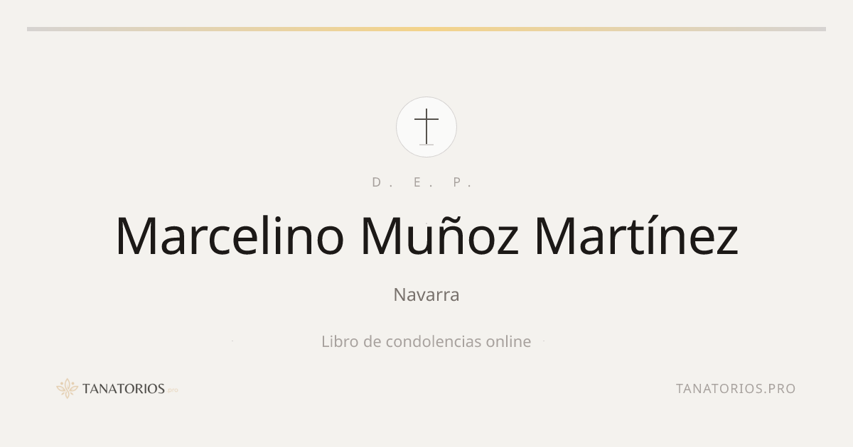 Memorial de Marcelino Muñoz Martínez