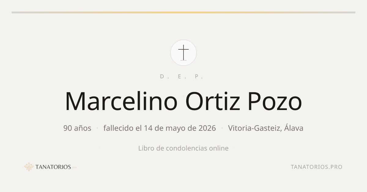 Memorial de Marcelino Ortiz Pozo