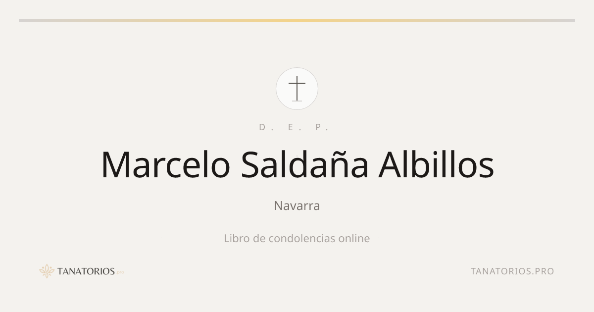 Memorial de Marcelo Saldaña Albillos