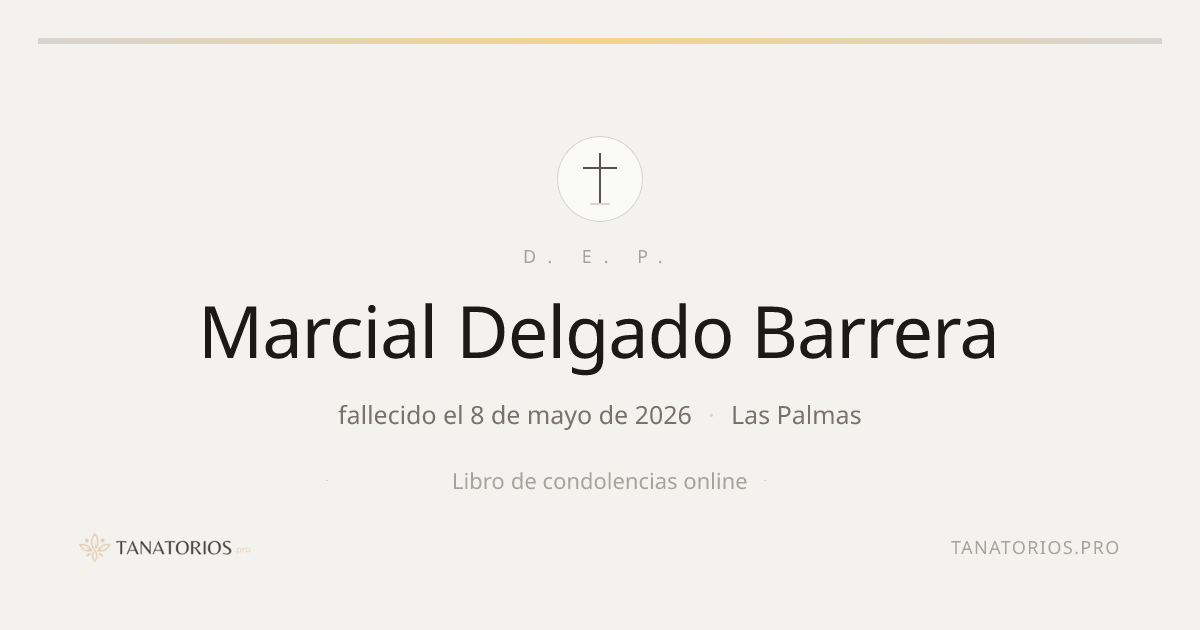 Memorial de Marcial Delgado Barrera