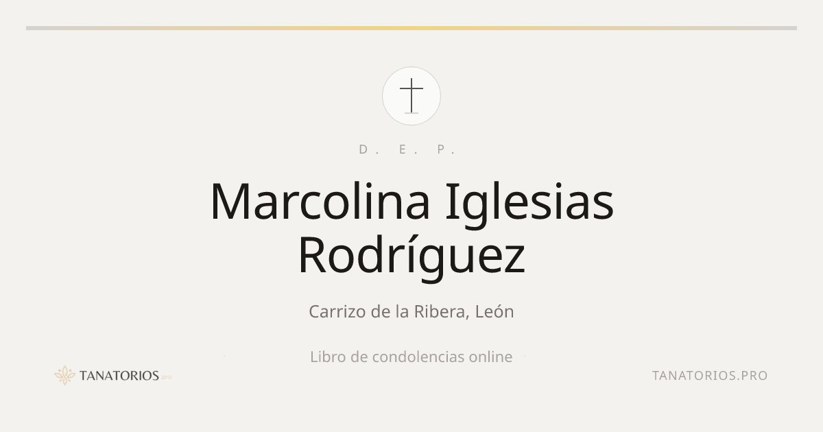 Memorial de Marcolina Iglesias Rodríguez