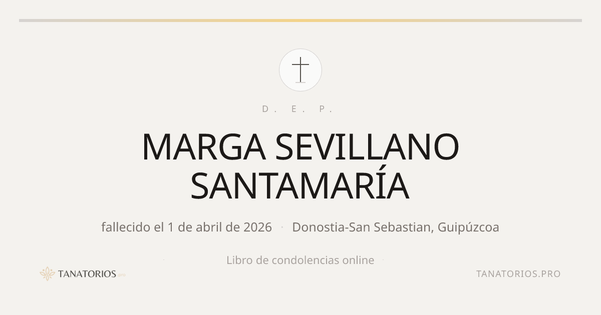 Memorial de MARGA SEVILLANO SANTAMARÍA