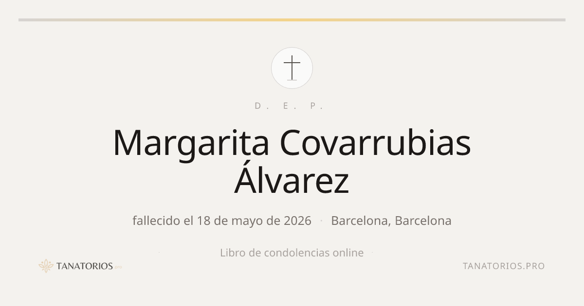 Memorial de Margarita Covarrubias Álvarez
