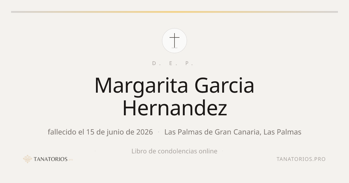 Memorial de Margarita Garcia Hernandez