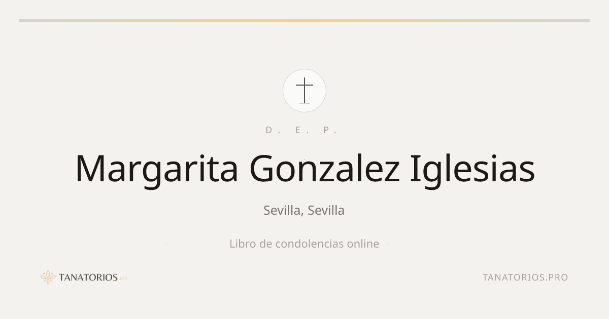 Memorial de Margarita Gonzalez Iglesias