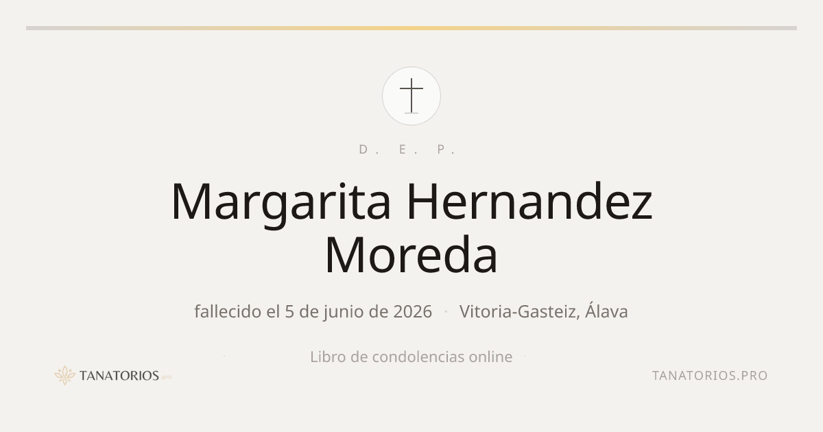 Memorial de Margarita Hernandez Moreda
