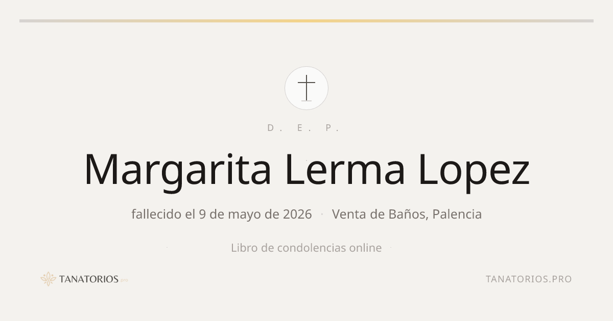 Memorial de Margarita Lerma Lopez