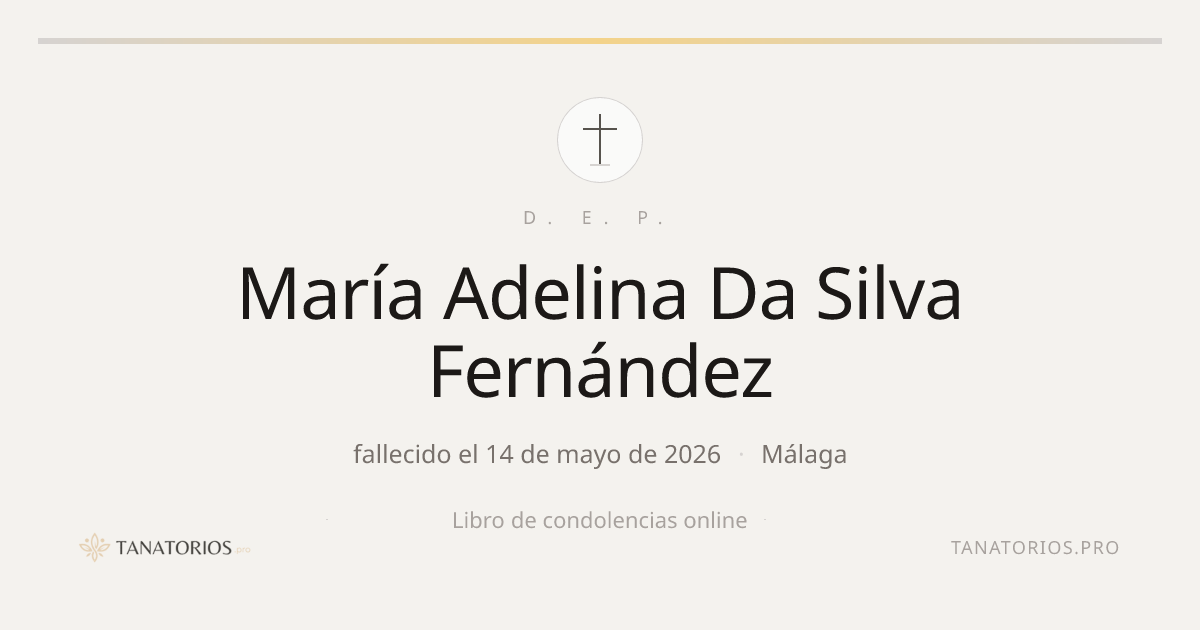 Memorial de María Adelina Da Silva Fernández