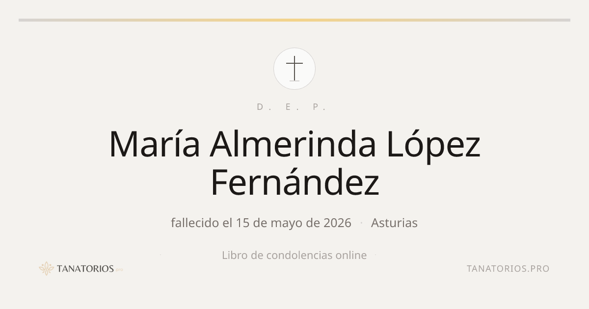 Memorial de María Almerinda López Fernández