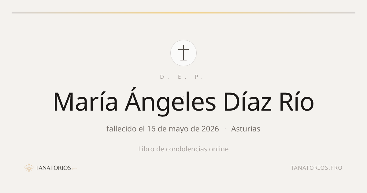 Memorial de María Ángeles Díaz Río