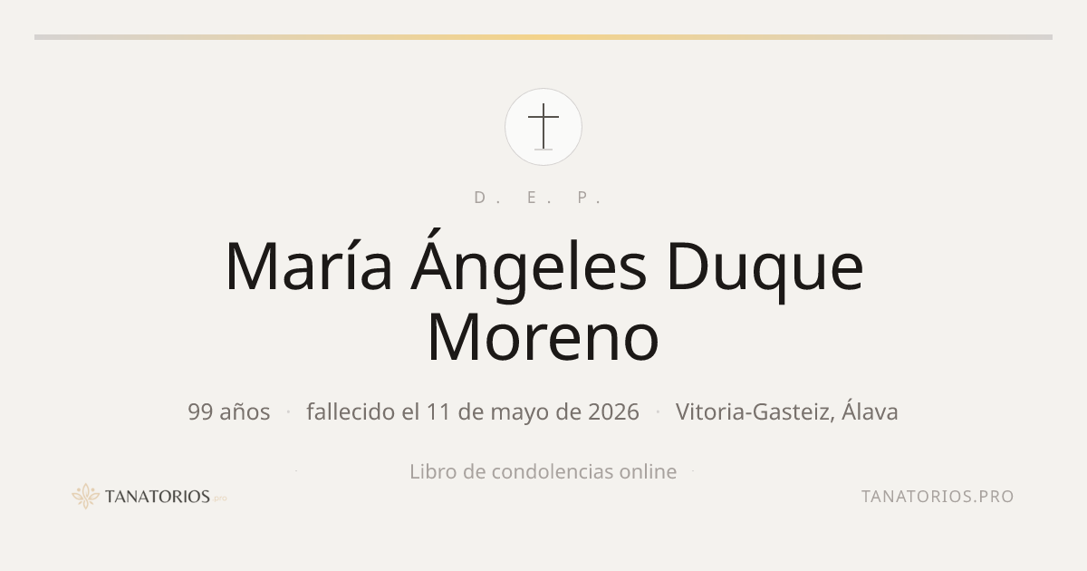 Memorial de María Ángeles Duque Moreno