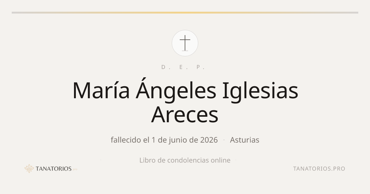 Memorial de María Ángeles Iglesias Areces