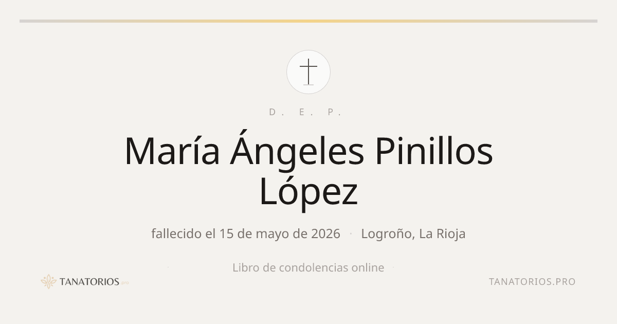 Memorial de María Ángeles Pinillos López
