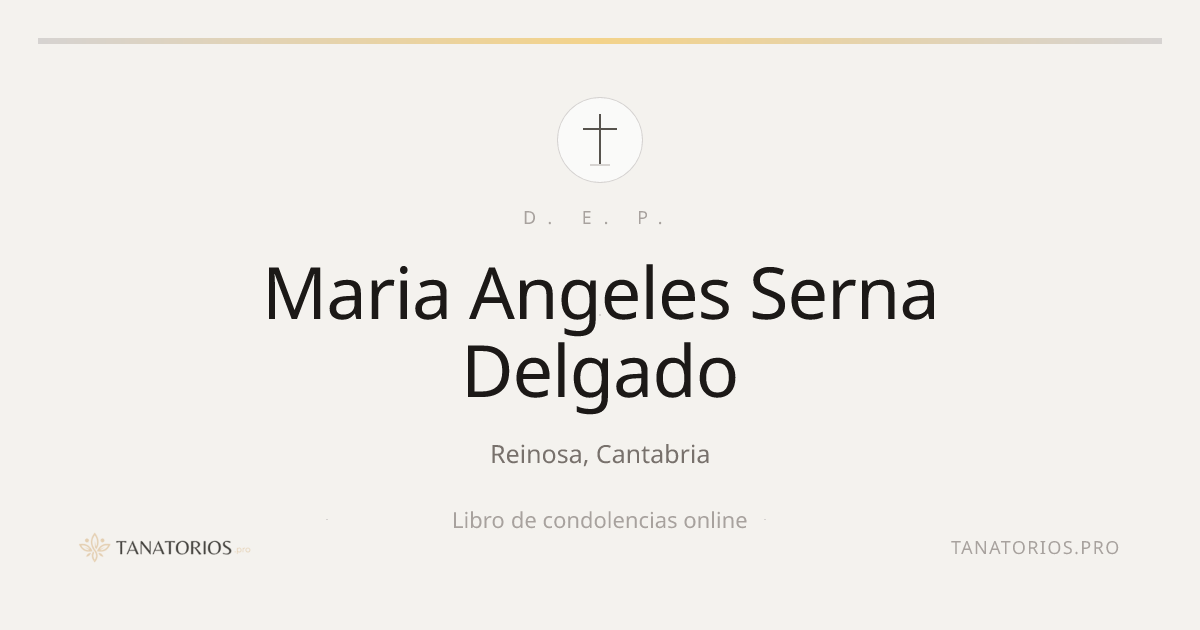 Memorial de Maria Angeles Serna Delgado