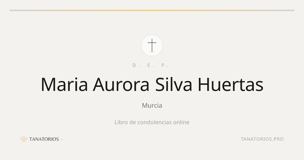 Memorial de Maria Aurora Silva Huertas