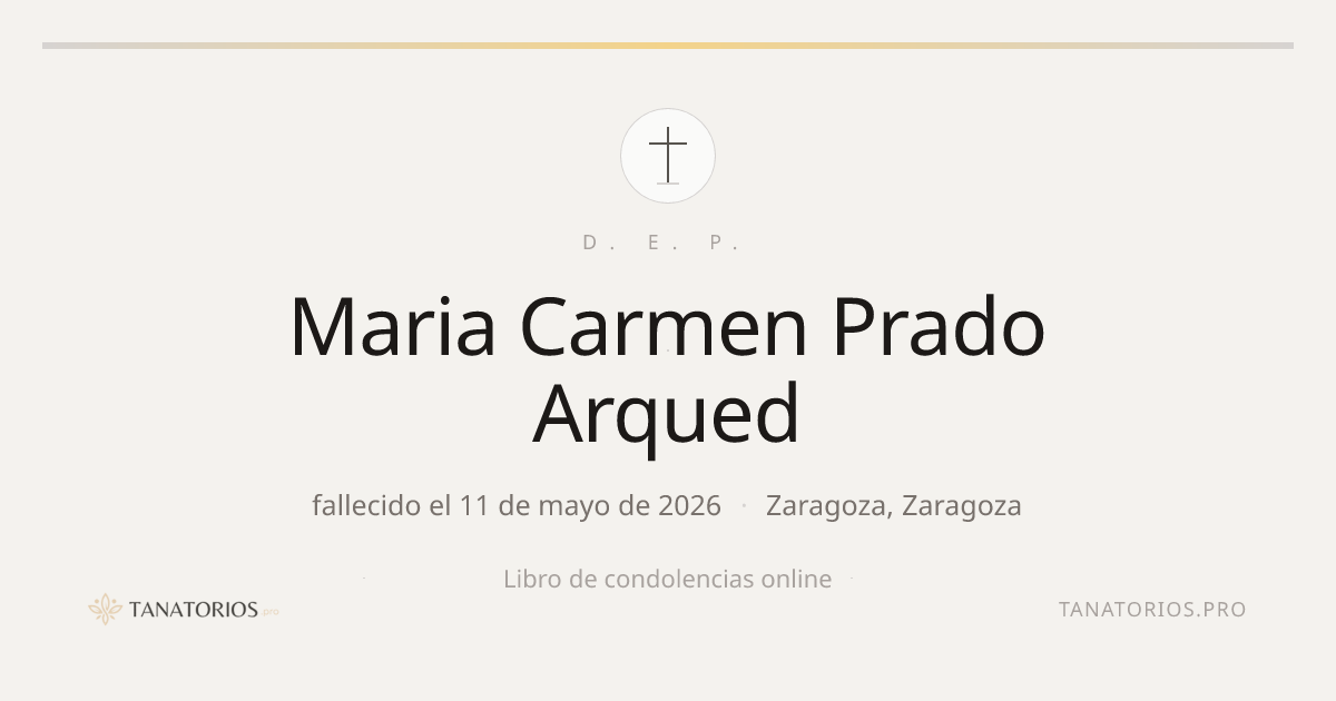 Memorial de Maria Carmen Prado Arqued