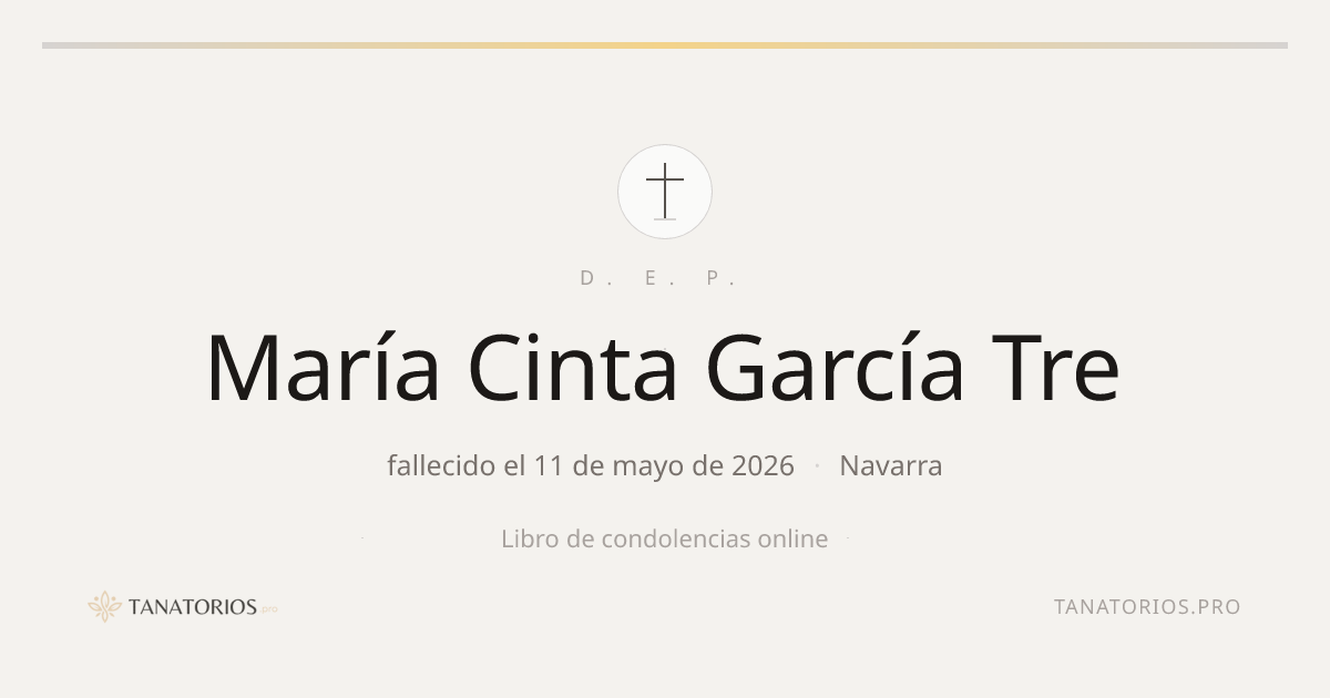 Memorial de María Cinta García Tre