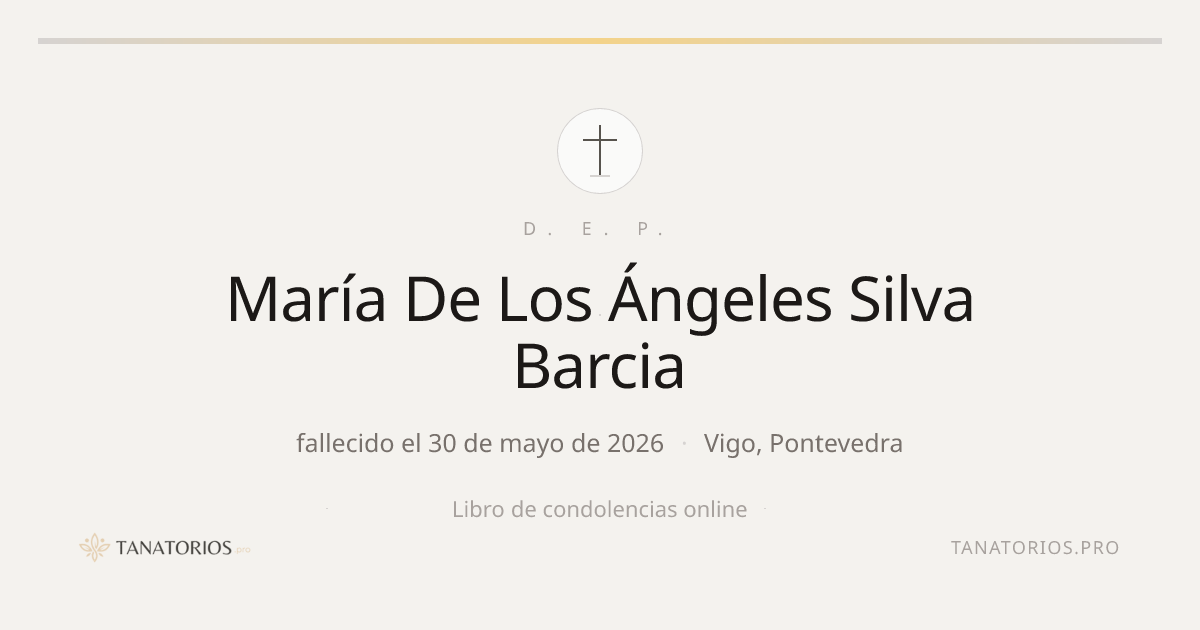 Memorial de María De Los Ángeles Silva Barcia