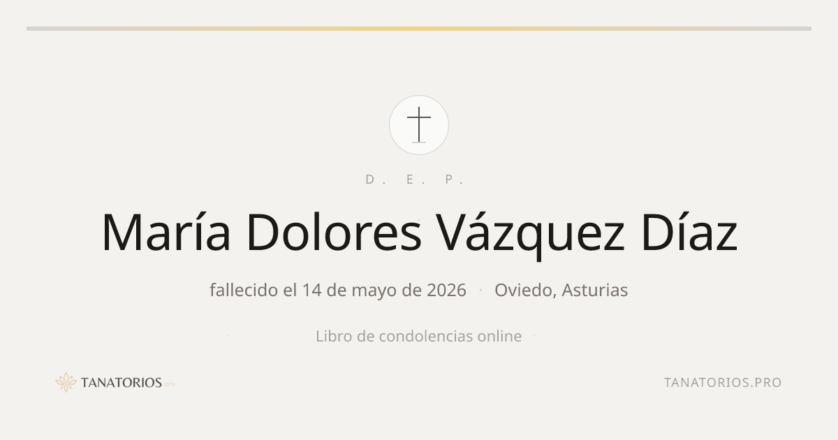 Memorial de María Dolores Vázquez Díaz