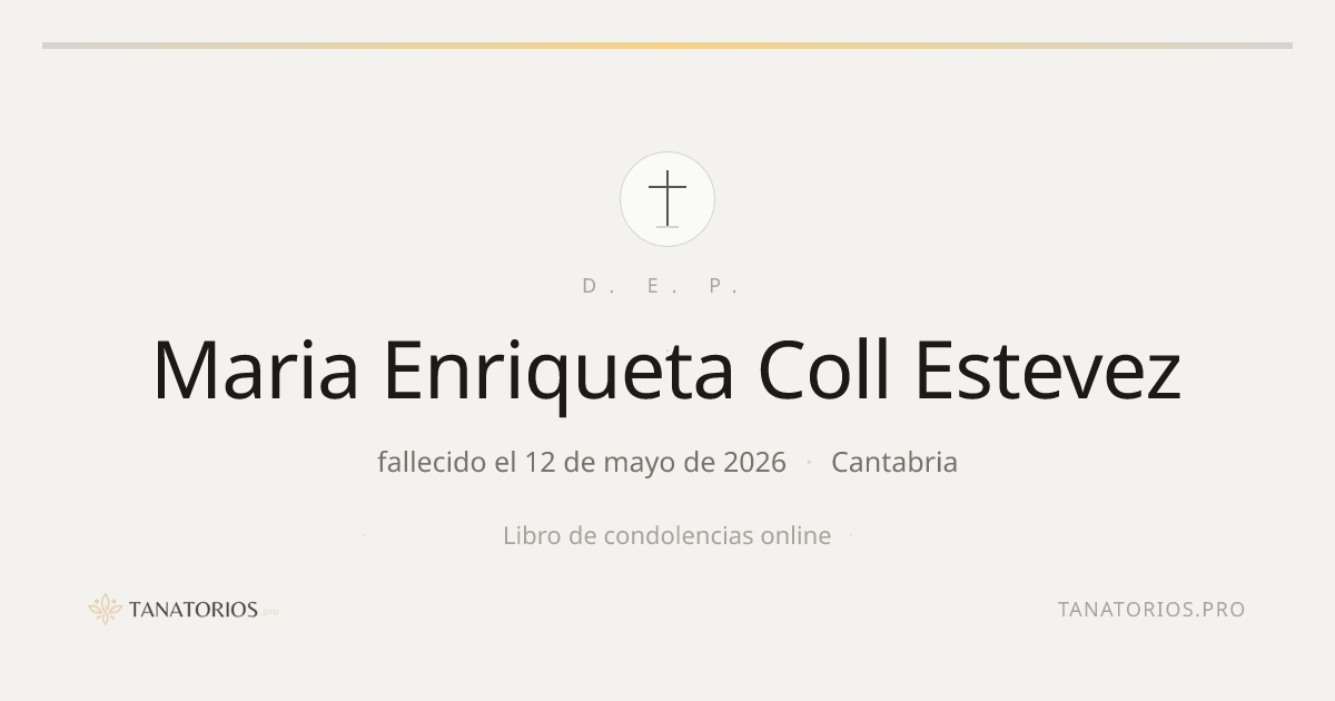 Memorial de Maria Enriqueta Coll Estevez