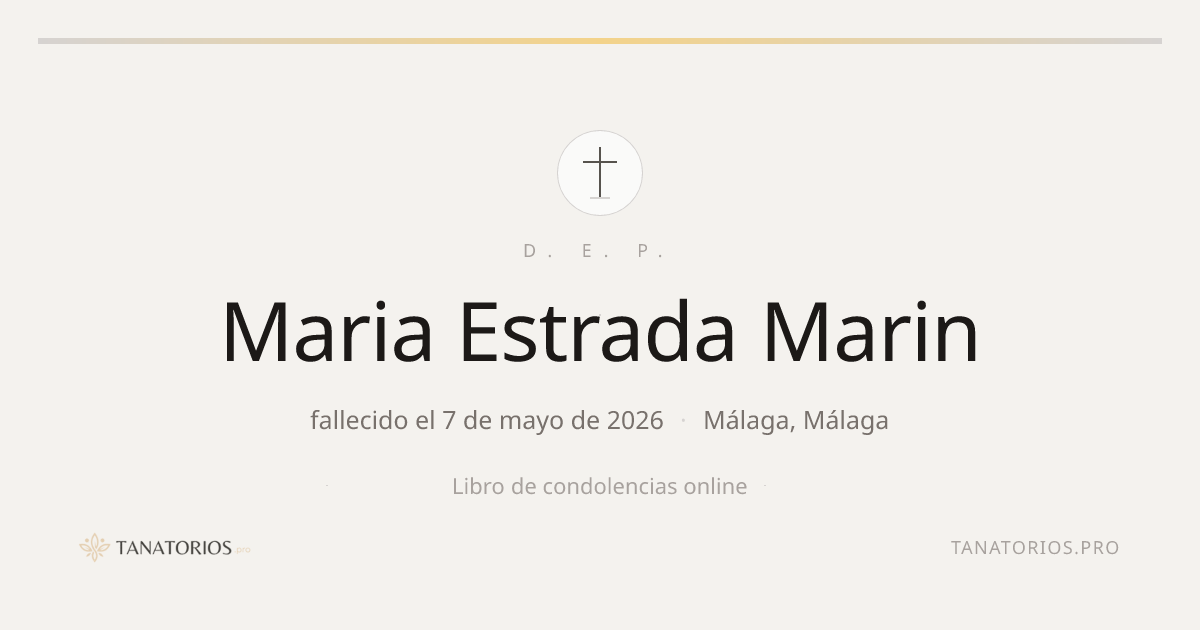 Memorial de Maria Estrada Marin