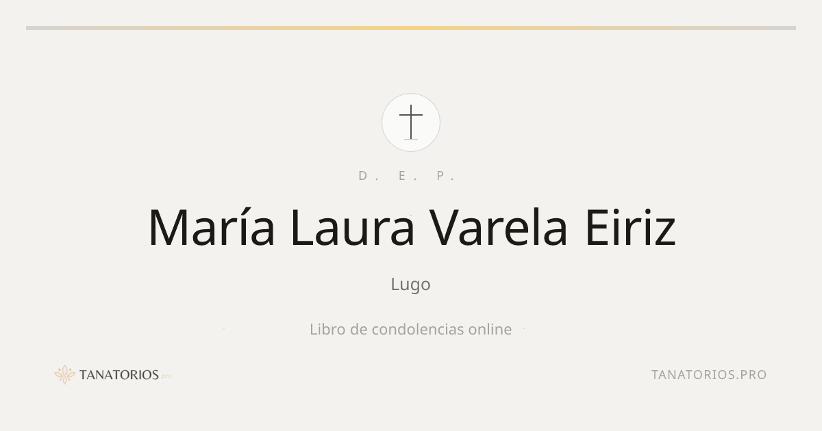 Memorial de María Laura Varela Eiriz