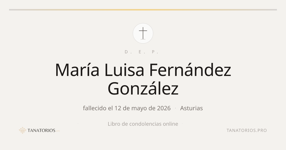 Memorial de María Luisa Fernández González
