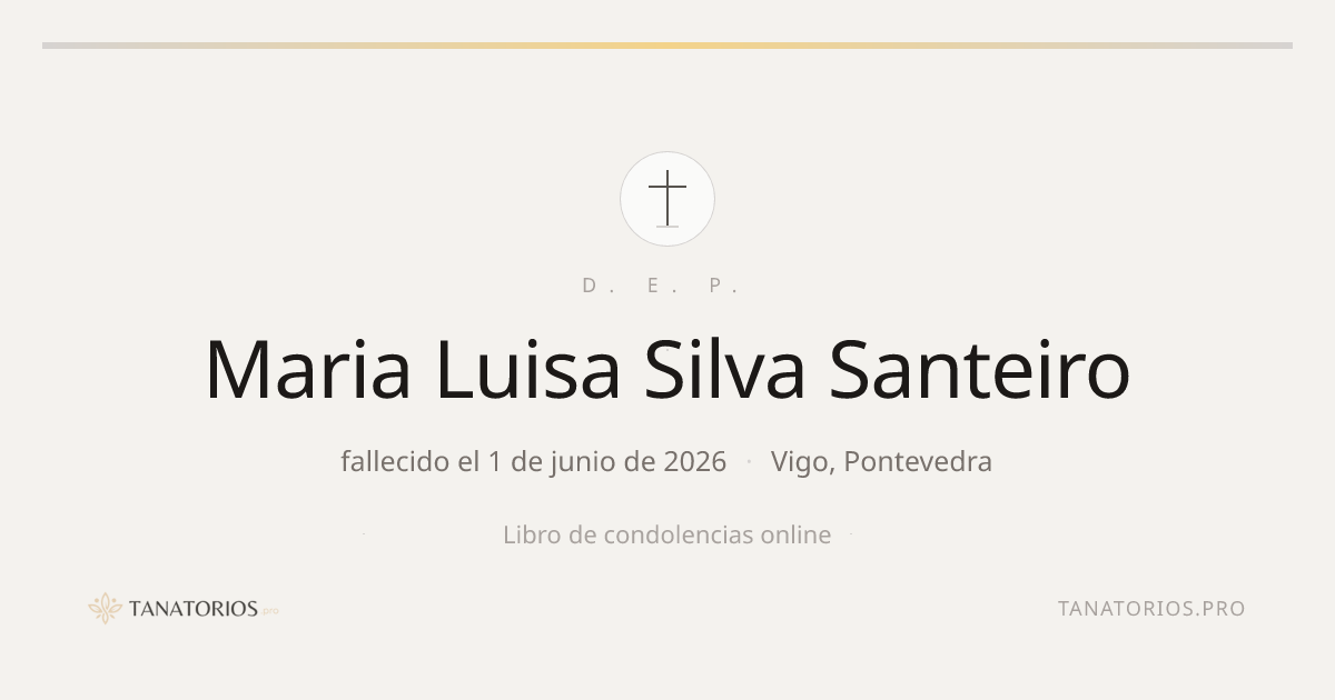 Memorial de Maria Luisa Silva Santeiro