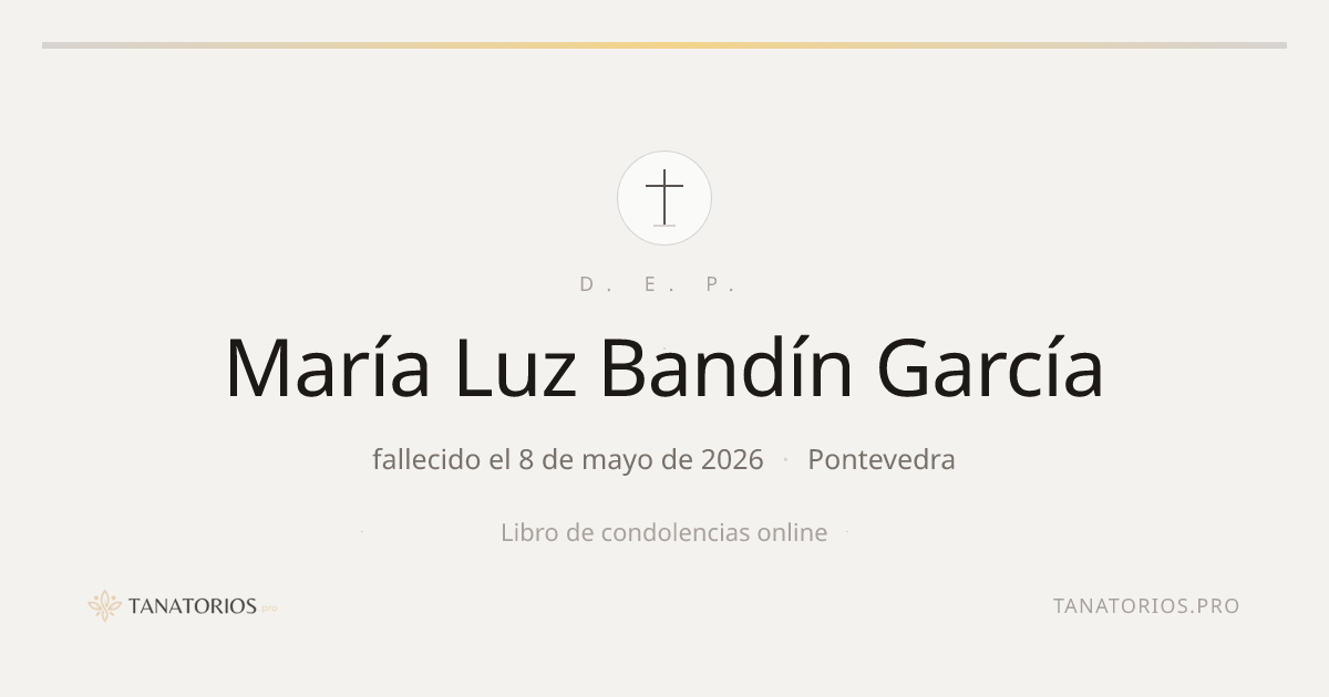 Memorial de María Luz Bandín García
