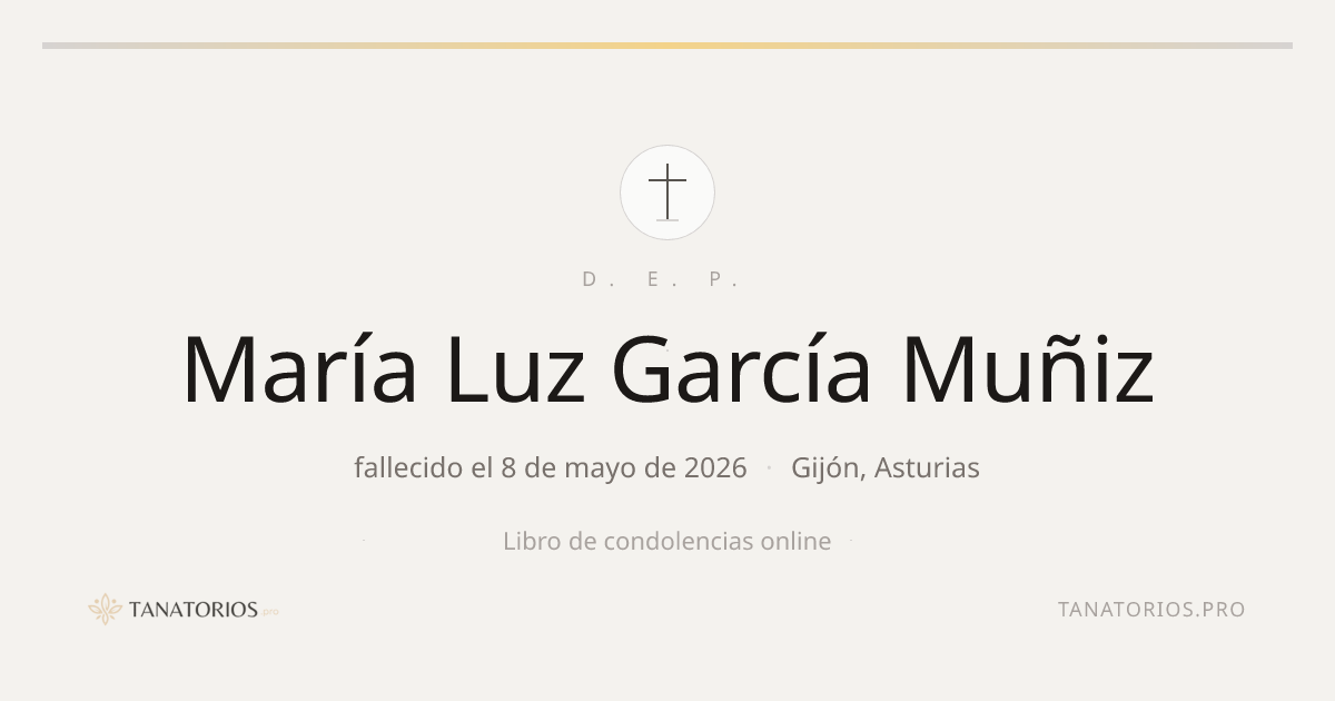 Memorial de María Luz García Muñiz