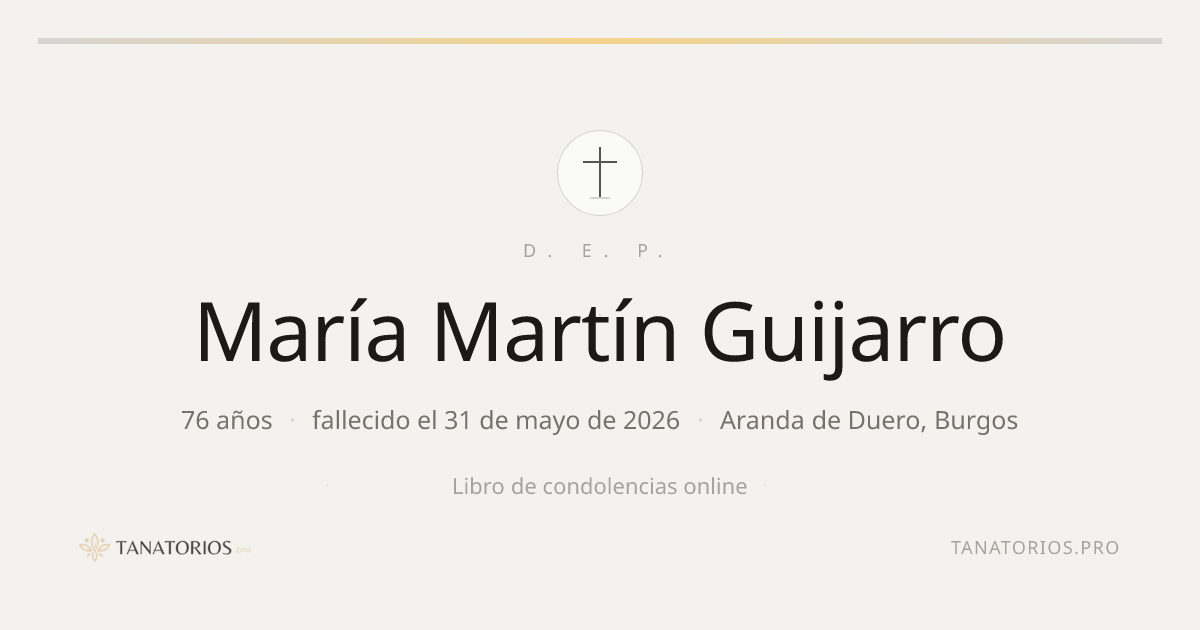 Memorial de María Martín Guijarro