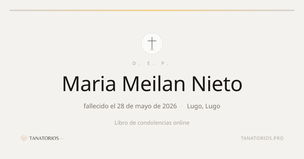 Memorial de Maria Meilan Nieto