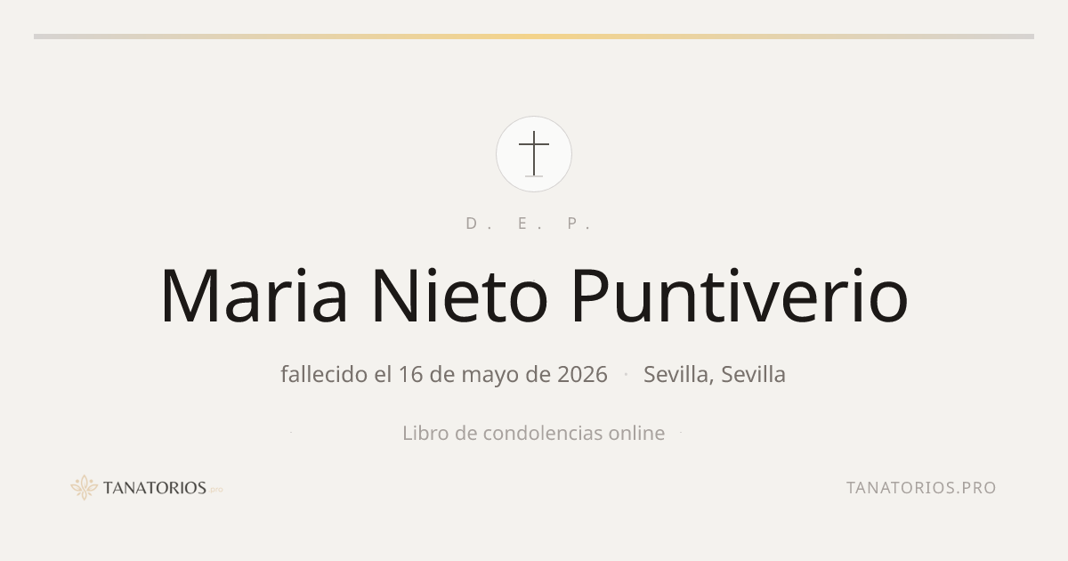 Memorial de Maria Nieto Puntiverio