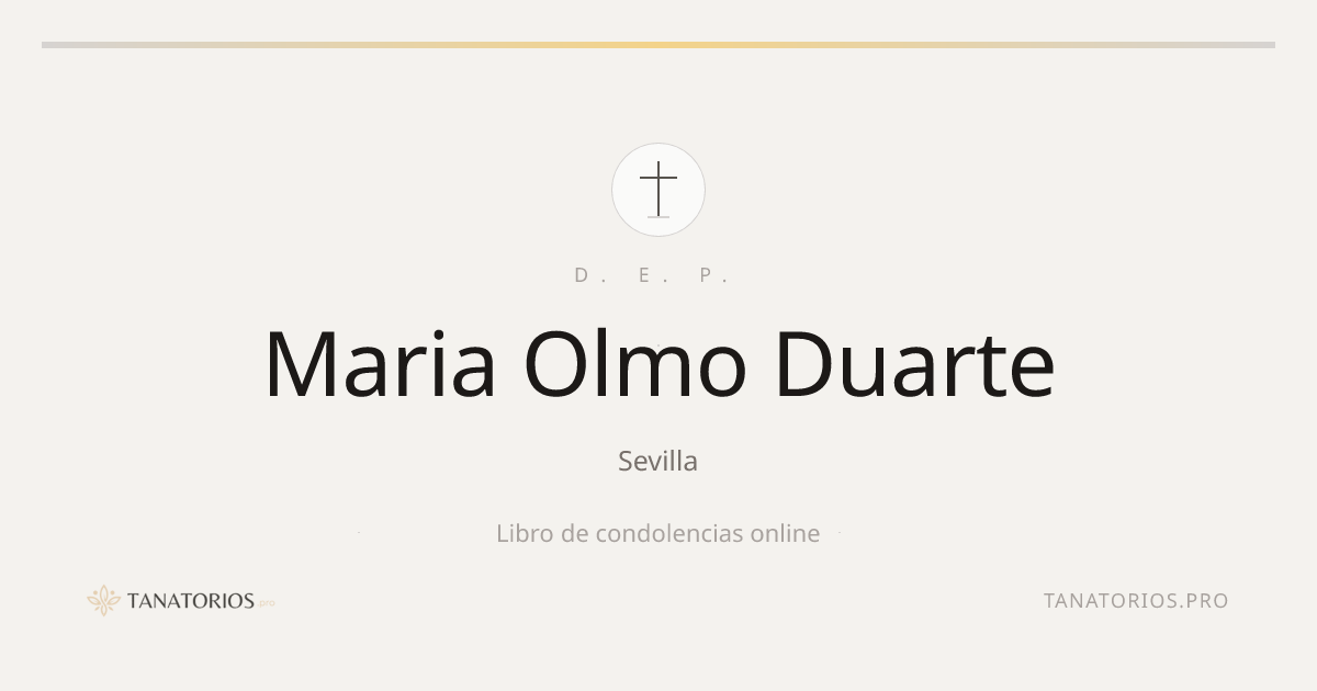 Memorial de Maria Olmo Duarte